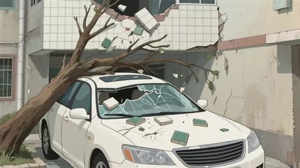 树木砸中路边违停车辆 损失该由谁买单 法院判了