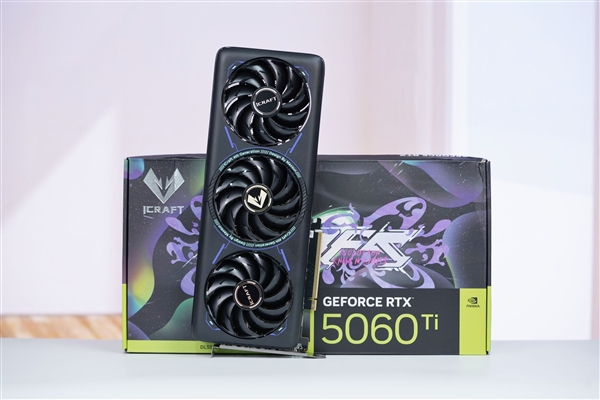 灵动双显灯效！铭瑄RTX 5060 Ti iCraft电竞之心OC 16G图赏