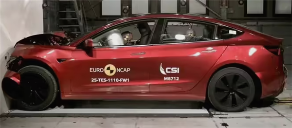 359分欧洲第一！特斯拉Model 3获2025 Euro NCAP最高分