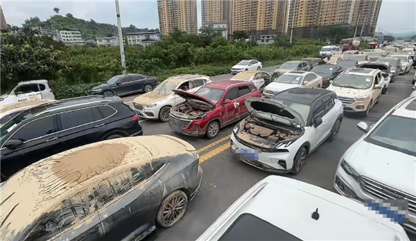 否认趁火打劫 二手车商涌向榕江收购泡水车：不卖只能报废