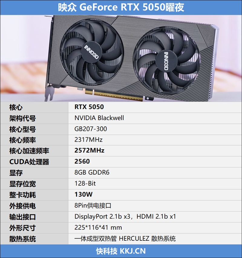 映众RTX 5050曜夜显卡评测：DLSS 4普及 RTX 4060可以退休了