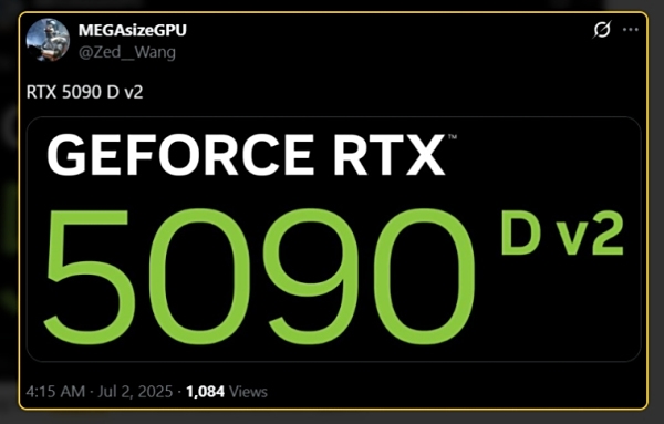 RTX 5090弟中弟！英伟达专为中国玩家打造的显卡来了