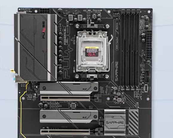 蓝宝石推出PULSE 脉动 B650A WIFI主板：双M.2插槽首发799元