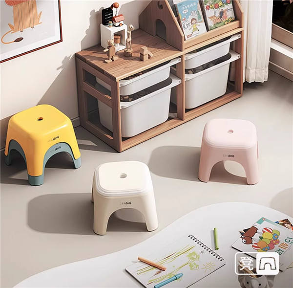 可承重160斤 禧天龙节节凳塑料矮凳8.9元/只新低（京东19.9元）