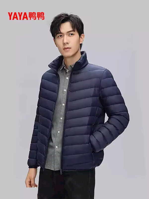 鸭鸭旗舰店发车！鸭鸭男士轻薄羽绒服反季大促：89.1元到手