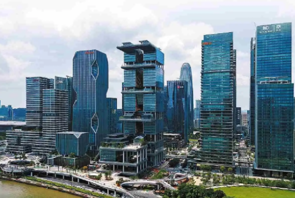 腾讯广州总部大楼开启运营：设置4道单边悬挑平台