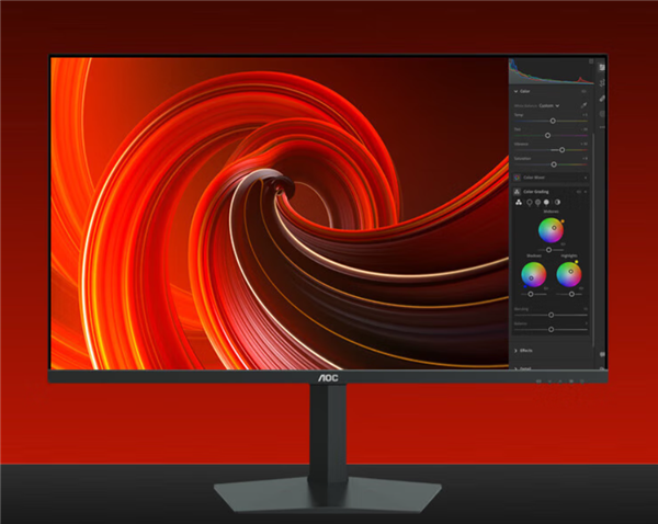 AOC推出新款23.8英寸显示器：2K 144Hz高刷 首发只要749元