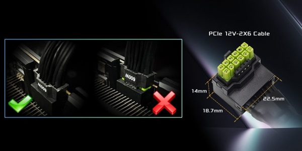 防止显卡烧熔！华擎推出12V-2×6 L型供电线：内置传感器避免过热
