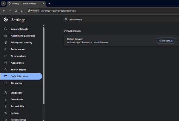 反击微软Edge！谷歌Chrome测试新功能：一键设默认并固定任务栏