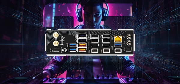 妖厂华擎出手！推出X870 LiveMixer主板：25个USB接口