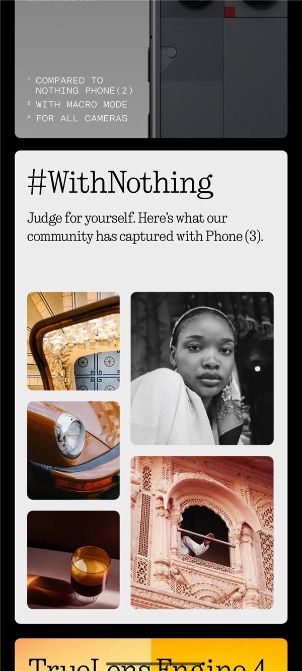 用专业相机拍摄照片当手机样张！Nothing Phone致歉：不幸疏忽导致