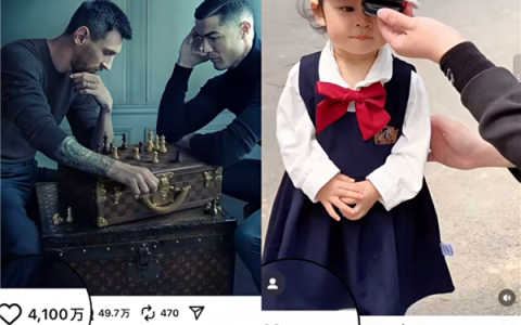 热度超越C罗梅西世纪同框 妈妈回应2岁萌娃自拍视频海外爆火