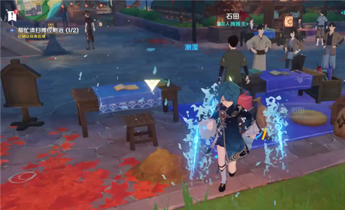 原神帮忙清扫摊位附近任务攻略 为什么清扫不了