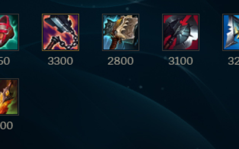 lol男刀打野出装最新版本（英雄联盟男刀出装思路分析）