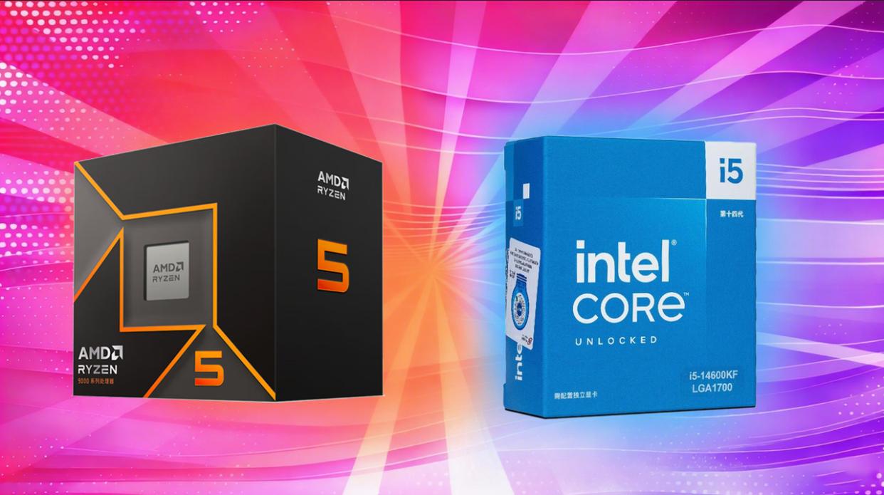 5000元组装机最优选择锐龙5 9500F! i5-14600KF只能甘拜下风