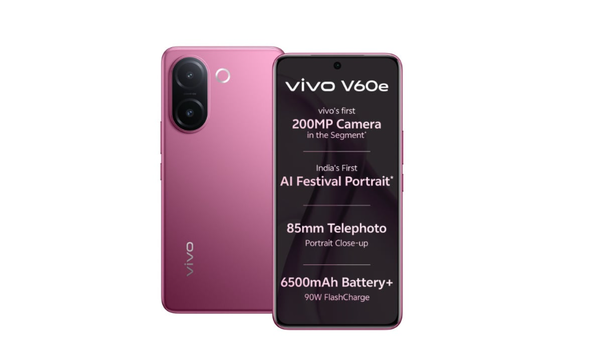 vivo V60e手机曝光：2亿像素主摄+6500mAh大电池