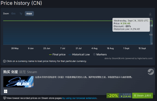 PC玩家有福了!《剑星》Steam首次打折 更新今日上线