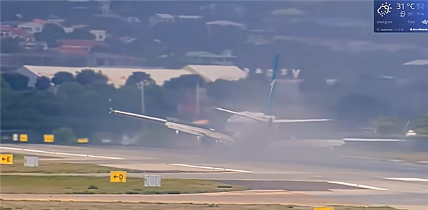 载有164人 加拿大一波音737客机硬着陆：3人被送医