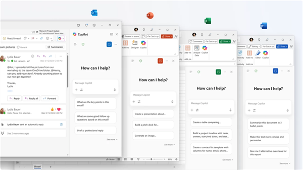 终究无可避免：微软将Copilot Chat添加到Office中