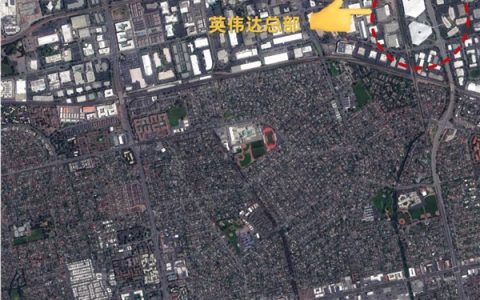 从太空看NVIDIA的 “奋进号” 总部：无处不在的三角形