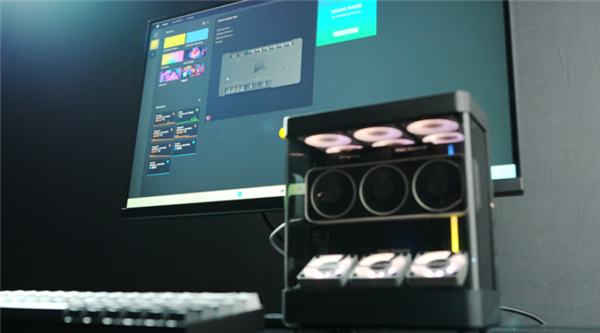 4.75L海景房迷你主机众筹：搭载罕见MXM规格RTX 4070显卡