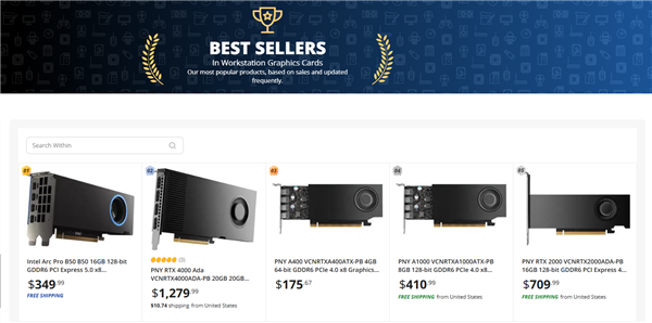 上市十天：Intel锐炫Pro B50火速登顶畅销榜首！16GB大显存2999元