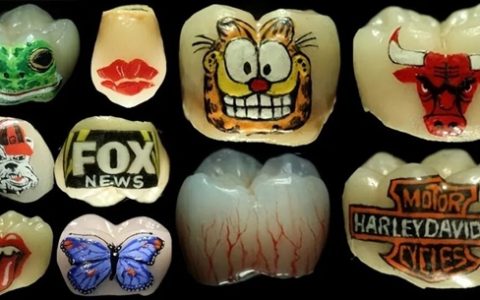 “发财”“上岸”刻牙上 牙齿上刻字成新玄学！专家：不建议