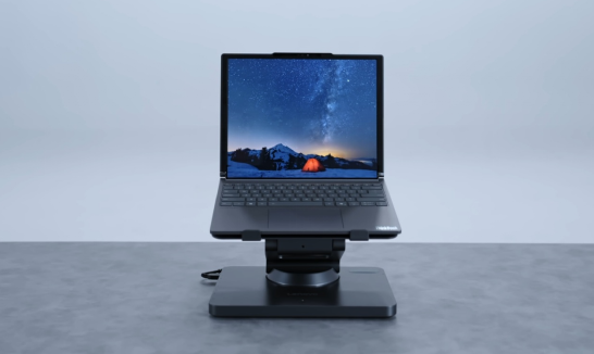 联想发布全球首款AI电脑支架：集成追踪、语音与手势控制