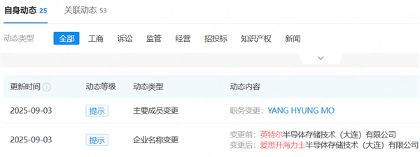 Intel大连晶圆厂正式改名SK海力士：升级之路却被彻底堵死