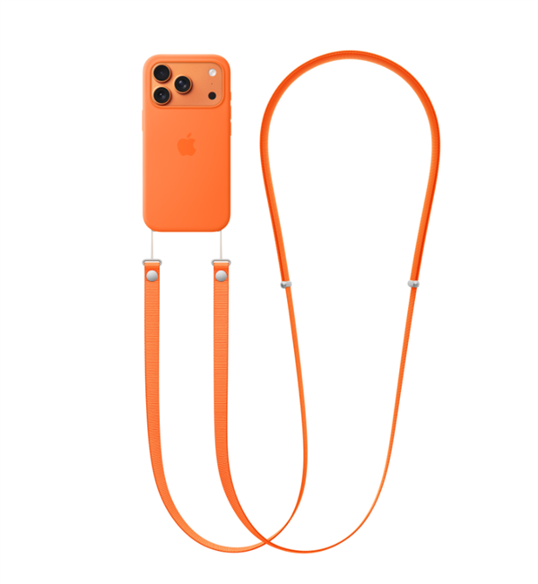 479元贵吗 苹果iPhone 17系列橙色斜挎挂绳卖断货：送货时间排到11月