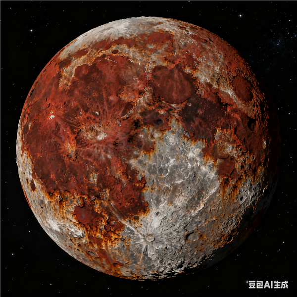 研究称月球“生锈”了！地球惹的祸