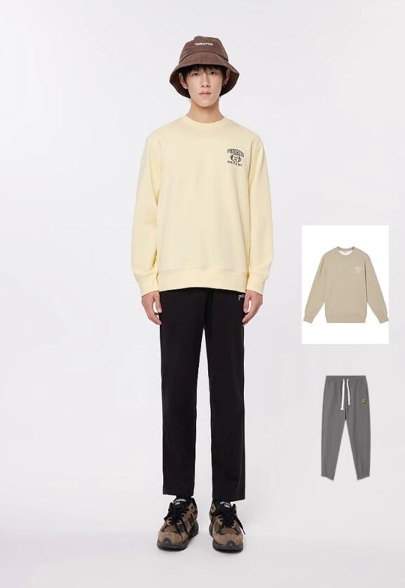 纯色/连帽/加绒款同价：美特斯邦威卫衣33元官方大促（门店249元）