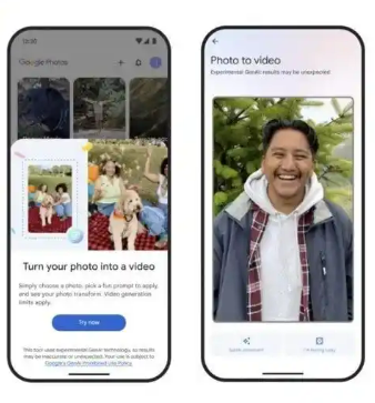 谷歌相册AI图生视频功能升级 可自定义提示词精准生成内容