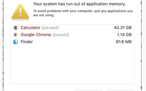 部分升级macOS 26.0.1 Tahoe系统致多应用内存泄漏/设备卡顿:附临时解决办法