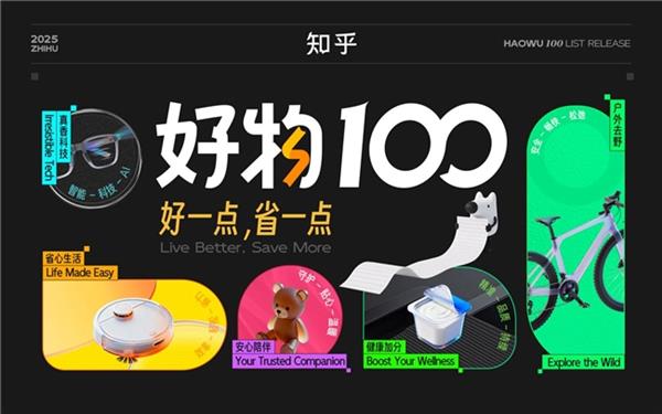 2025知乎“好物100”榜单揭晓：以专业实测解锁理性消费