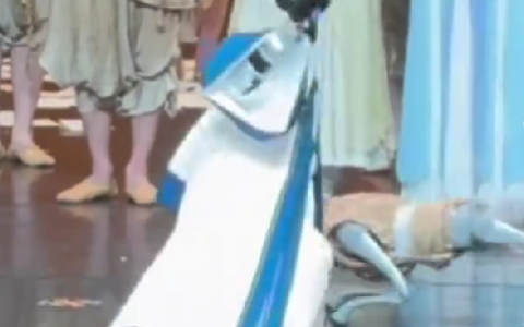 宇树机器人与舞蹈家“斗舞” 网友：动作丝滑到像人类！