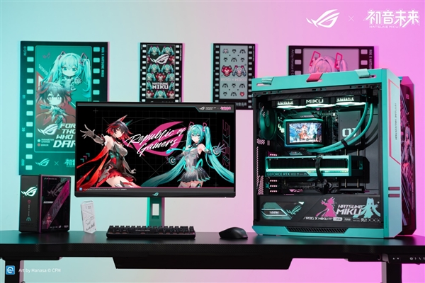 锁定心动之选！ ROG夜神RTX5080 RO姬x初音未来版显卡闪耀双十一
