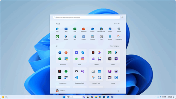 迄今为止最大改动！微软推送全新Windows 11开始菜单：两种新视图