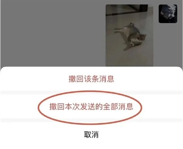 手滑党福音！微信灰度测试“一次性撤回全部消息”功能