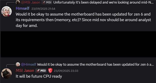 微星、华硕、华擎集体官方确认：B850主板可以升级Zen6