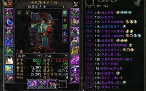 魔兽世界tbc防战三围多少达标？