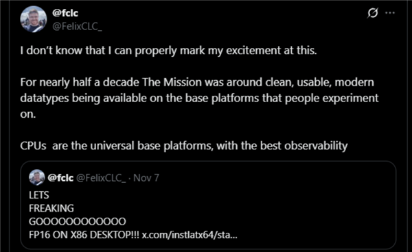 AVX512正统在AMD 明年Zen6将支持原生FP16：x86桌面还是首次