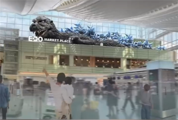 高度达9米！世界最大室内哥斯拉模型将亮相日本机场